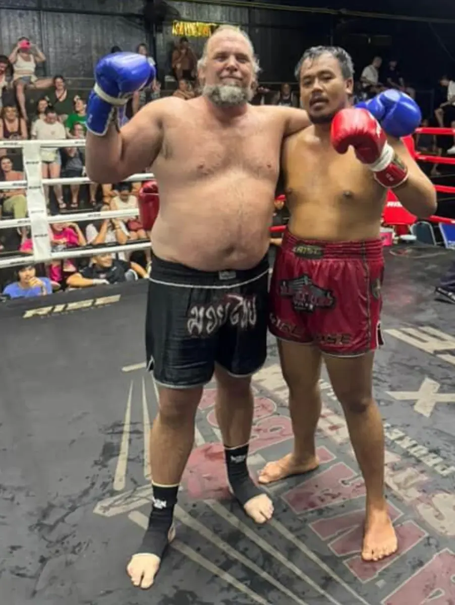 Dan Black fighting in Phuket, Thailand in 2024
