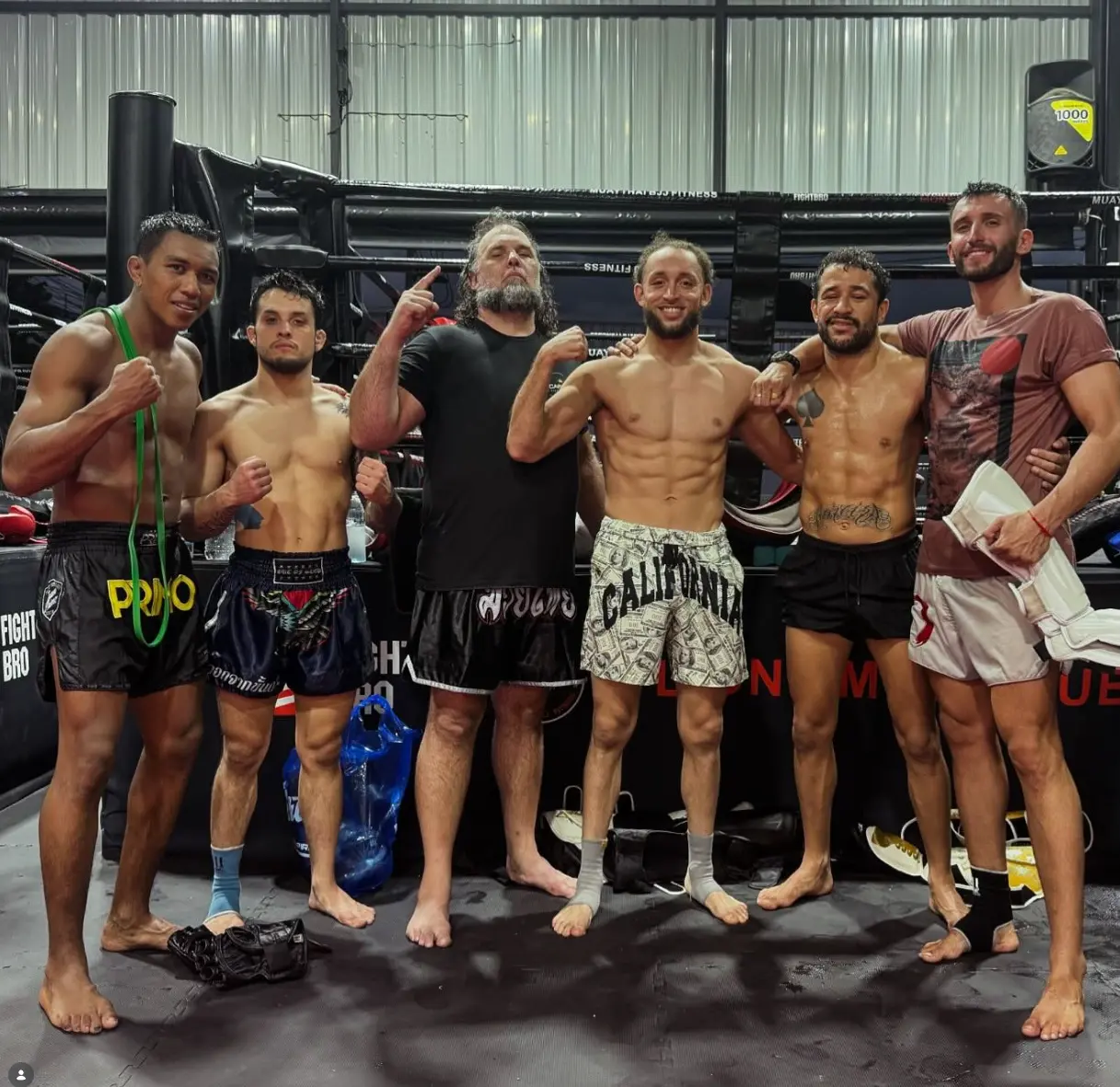 Training at Lions MMA Club in Phuket, Thailand